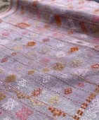 102x140 cm Türk Vintage Halı, El Dokuma Pıtrak Desenli Yün Anadolu Kilim, Ev Dekorasyonu çin Doğal Halı, Boho Stil Kilim - 3