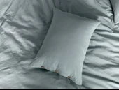 Madame Coco NT0000000111 Mer King Size Yıkamalı Linen Nevresim Takımı, Mavi - 4