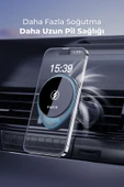 Havit  W3036 15W MageSafe Soğutucu Fanlı Araç Şarjı - 2