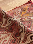 49x80 cm El Dokuma Rustik Desenli Küçük Kilim, Kahverengi & Kırmızı Küçük Boy Anadolu Kilim - 7