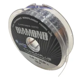 Bauer Diamond Titanium Plus 0.45 mm 100 mt Makara Misina - Renk: Füme 25 kg thumbnail 2