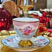 Naomi 1 Kişilik Kahve Fincanı Takımı - 90 ml - 4