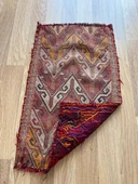49x80 cm El Dokuma Rustik Desenli Küçük Kilim, Kahverengi & Kırmızı Küçük Boy Anadolu Kilim - 4