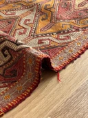 49x80 cm El Dokuma Rustik Desenli Küçük Kilim, Kahverengi & Kırmızı Küçük Boy Anadolu Kilim - 9