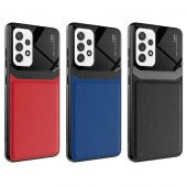 Galaxy A72 Kılıf Zore Emiks Deri Görünümlü Kılıf thumbnail 5