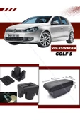 Velonova Volkswagen Golf 5 Sürgülü Kolçak Kol Dayama 2 Adet USB Lİ Araca Özel Delmesiz Vidasız Montaj - 1