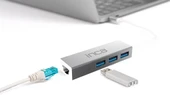 Inca IUSB-03T Hub USB 3.0+ RJ45 Ethernet - 2