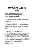 Wohler Baby Burun Aspiratörü Yedek Ucu 10 lu - 4