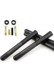 Velonova TOYOTA MODELLERİ Uyumlu Alüminyum Karbon Fiber Oto Araç Anten Çubuğu Siyah thumbnail 2