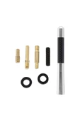 Velonova   MİNİ COOPER MODELLERİ Uyumlu Alüminyum Karbon Fiber Oto Araç Anten Çubuğu Gri - 3