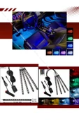 Velonova Ayak Altı Led 12 Ledli Lamba Sese Duyarlı Led Müziğe Duyarlı Led - 1