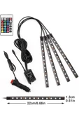 Velonova Ayak Altı Led 12 Ledli Lamba Sese Duyarlı Led Müziğe Duyarlı Led - 3