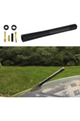 Velonova TOYOTA MODELLERİ Uyumlu Alüminyum Karbon Fiber Oto Araç Anten Çubuğu Siyah thumbnail 3