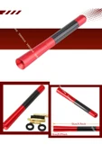 Velonova MİNİ COOPER MODELLERİ Uyumlu Alüminyum Karbon Fiber Oto Araç Anten Çubuğu Kırmızı thumbnail 1