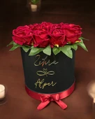 Glow Kız İsteme Çikolata ve Kız İsteme Çiçeği Seti gold - 2