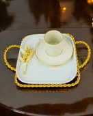 Forever Söz Nişan Kahve Tepsisi  gold - 1