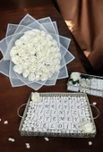 Canopy Kız İsteme Çikolatası ve Kız İsteme Çiçeği Seti  gümüş - 1
