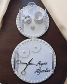 Fascination Gümüş İncili Söz Nişan Tepsisi gümüş - 2