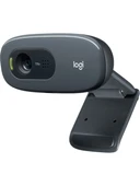 Logitech C270 HD 720p Mikrofonlu Web Kamerası - Siyah - 1