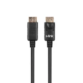 S-LINK SLX-460 1.5M DISPLAY PORT M/M KABLO - 1