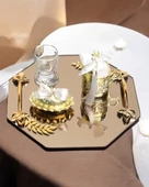 Affinity  Gold Söz Nişan Kahve Tepsisi  Beyaz - 1