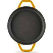HOSSEVEN 22CM HS Y KTV SH SAHAN ÇİFT KULPLU SARI - 1
