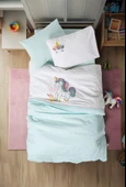 Cotton Box Punch Nakışlı Bebek Nevresim Takımı Doli Mint - 1