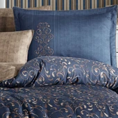 Hobby Çift Kişilik Saten Nevresim Gris Gold thumbnail 2