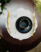 Devotiony Nişan Kahve Tepsisi  gold - 1