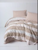 Cotton Box Flanel Nevresim Takımı Çift Kişilik Arrow Krem - 1