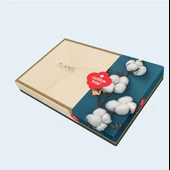 Cotton Box Flanel Nevresim Takımı Tek Kişilik Roof Mavi thumbnail 3