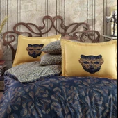 Hobby Çift Kişilik Saten Nevresim Caprice Sarı thumbnail 3