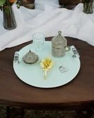 Cherish Nişan Söz Kahve Tepsisi  krem - 1