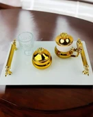 Promise Söz Nişan Kahve Tepsisi BORDO - 1