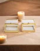 Nebulosa Kare Yüzük Yükselticisi  gold thumbnail 2