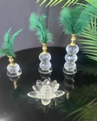 Seraph Gold Dekoratif Tüylük ve Lotus BEYAZ-GÜMÜŞ - 1