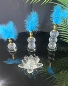 Seraph Gold Dekoratif Tüylük ve Lotus Parliament Mavi - 1