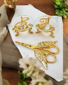 Magia Cam Yükselti ve Söz Makası Seti Beyaz - 1