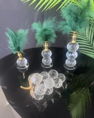 Elysia Dekoratif Gold Tüylük ve Üzüm krem - 1