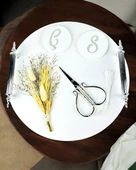 Adoration Polyester Söz Tepsisi krem - 3