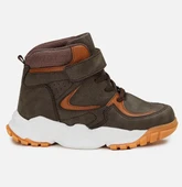 Vicco Napolyon Kahverengi Kışlık Bej Kahve Çocuk Bot thumbnail 1