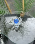 Gaelle Dekoratif Lotus  mavi - 1