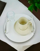Adoration Polyester Söz Tepsisi  gümüş - 3