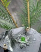 Elara Dekoratif Ayaklı Lotus gold - 1