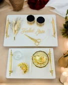 Promise Beyaz Söz Tepsisi   gold - 1