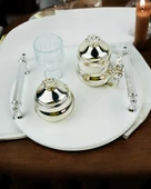 Adoration Polyester Söz Tepsisi krem - 5