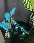 Breeze Dekoratif Gold Kuş ve Tüylük Parliament Mavi - 1