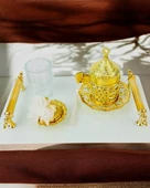 Promise Beyaz Söz Tepsisi   gold - 3