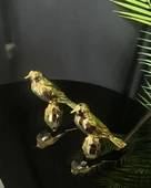 Lyra Dekoratif Kuş gold - 1