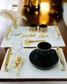 Promise Beyaz Söz Tepsisi Siyah - 1